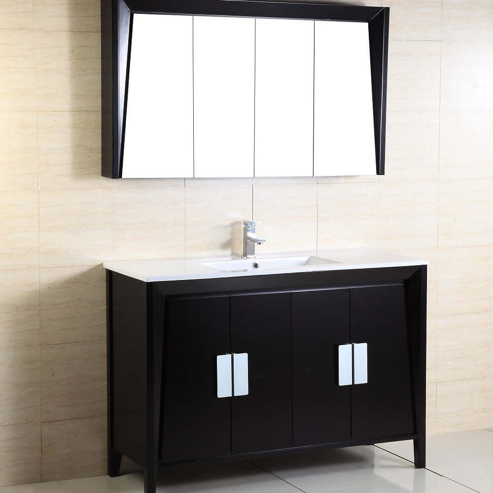 48-inch Single sink vanity - 500410D-ES-WH-48S