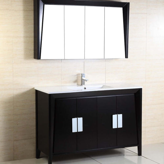 48-inch Single sink vanity - 500410D-ES-WH-48S