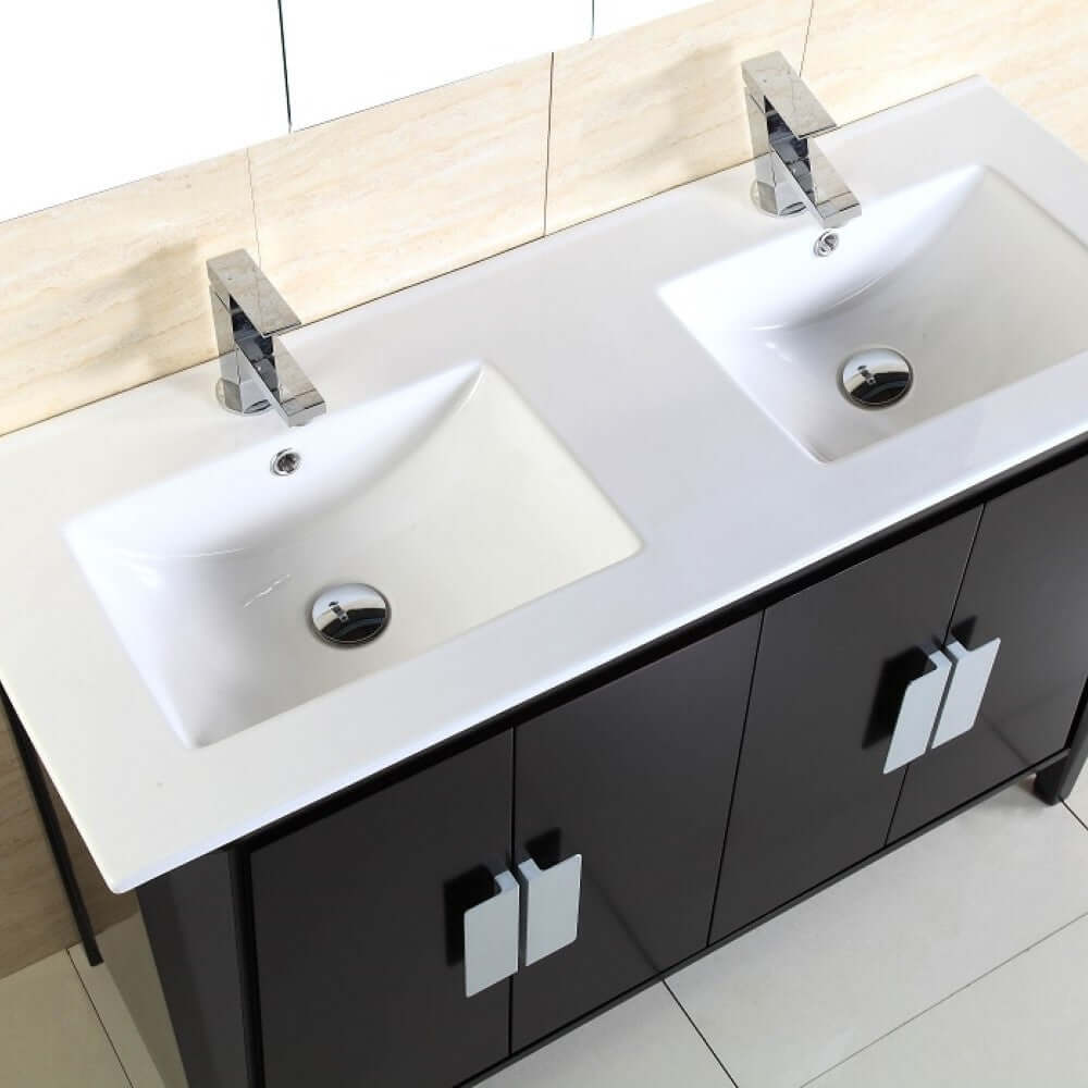 48-inch Double sink vanity - 500410D-ES-WH-48D