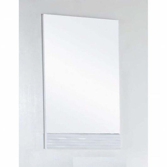 22 in. Wood framed mirror - 500709-MIR-22