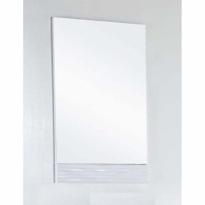 22 in. Wood framed mirror - 500709-MIR-22