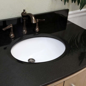 36 in Single sink vanity-wood-bronze silver - 600003