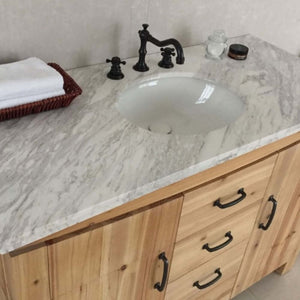48 in Single sink vanity-solid fir-natural - 6001C-48-NL-JW