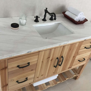 48 in Single sink vanity-solid fir-natural - 6003-48-NL-JW