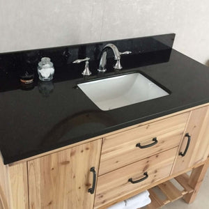 48 in Single sink vanity-solid fir-natural - 6004-48-NL-BG