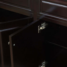 Load image into Gallery viewer, 62 in Double sink vanity-dark mahogany - 603215-62DM-BG
