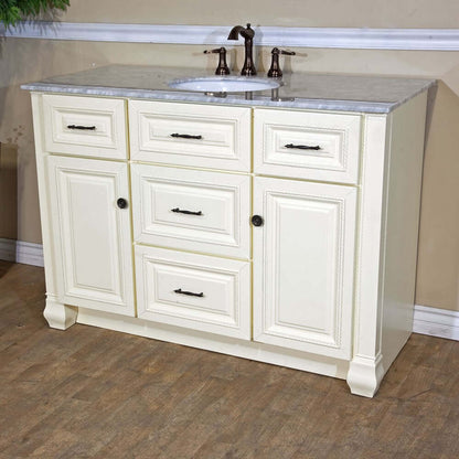 50 in Single sink vanity-antique white - 605022