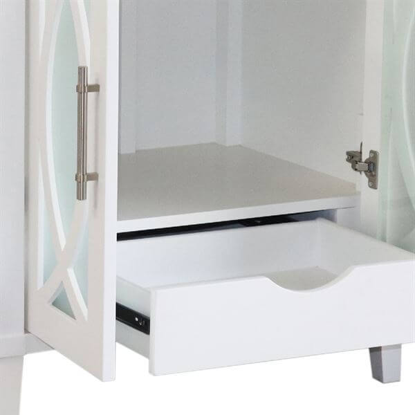 30 in Single sink vanity-manufactured wood-white - 9009-30-WH-WC