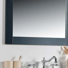 Load image into Gallery viewer, 28 in. Solid wood frame mirror- Dark Gray - 7700-28-M-DG