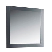 Load image into Gallery viewer, 34 in. Solid wood frame mirror- Dark Gray - 7700-34-M-DG