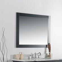 Load image into Gallery viewer, 40 in. Solid wood frame mirror- Dark Gray - 7700-40-M-DG