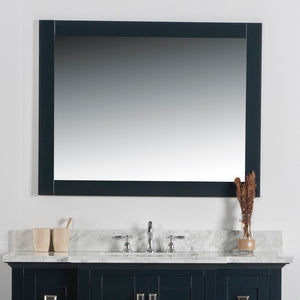 40 in. Solid wood frame mirror- Dark Gray - 7700-40-M-DG
