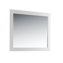 Load image into Gallery viewer, 40 in. Solid wood frame mirror- White - 7700-40-M-WH