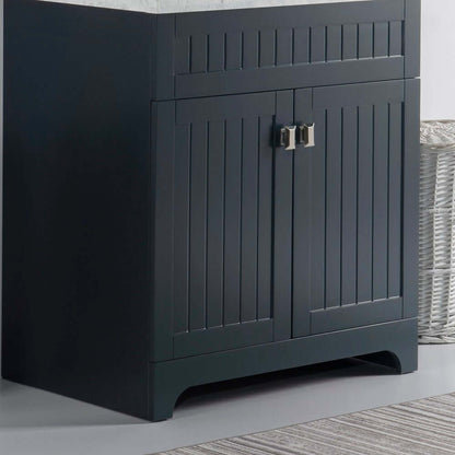 30" Single vanity-dark gray- cabinet only - 77615-DG