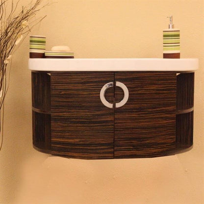 34 in Single vanity-Wood-Ebony-Zebra - 804338-EB