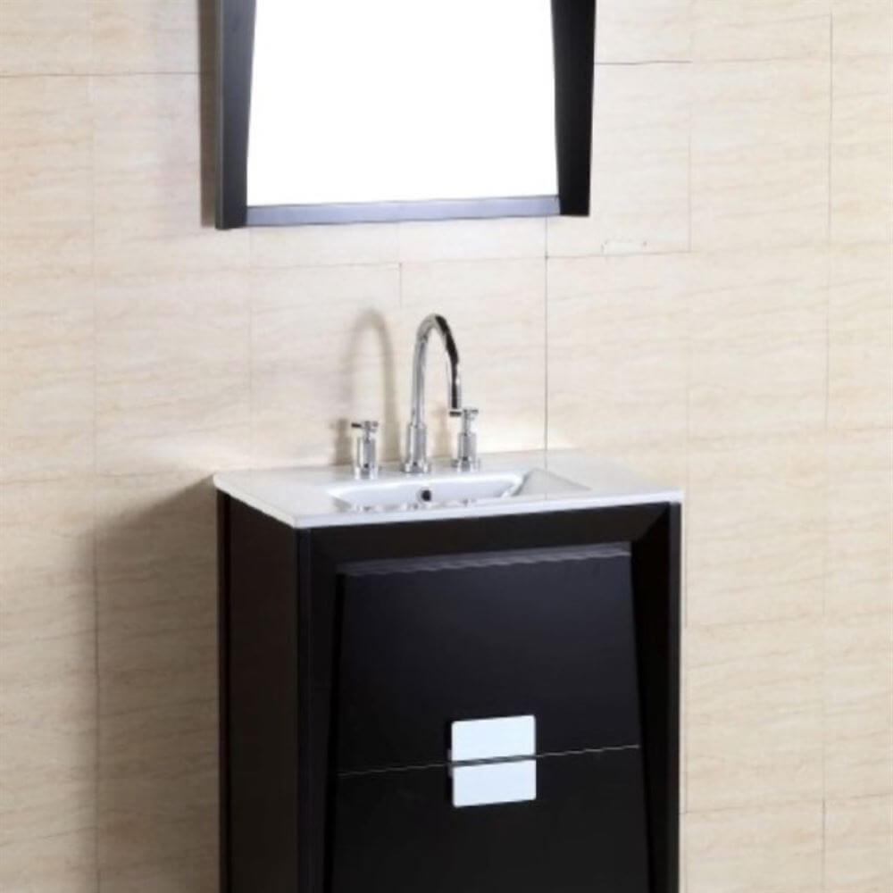 24-inch Single sink vanity - 500410-ES-WH-24