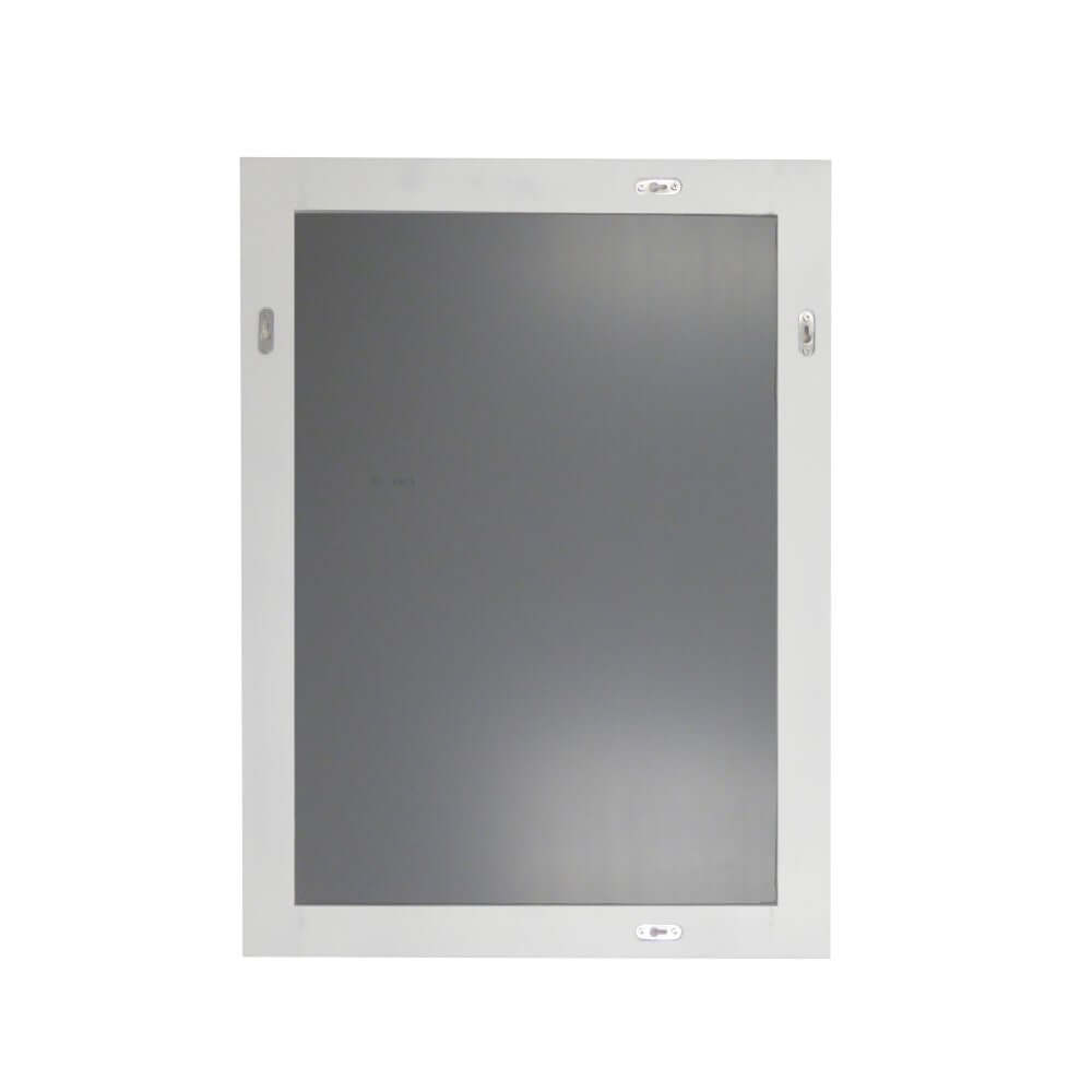 23" Wood Frame Mirror in White - 800600-23-M-WH