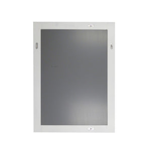 23" Wood Frame Mirror in White - 800600-23-M-WH
