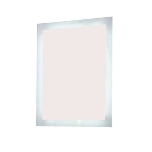 24 in. Rectangular LED Bordered Illuminated Mirror with Bluetooth Speakers - 801071-M-24
