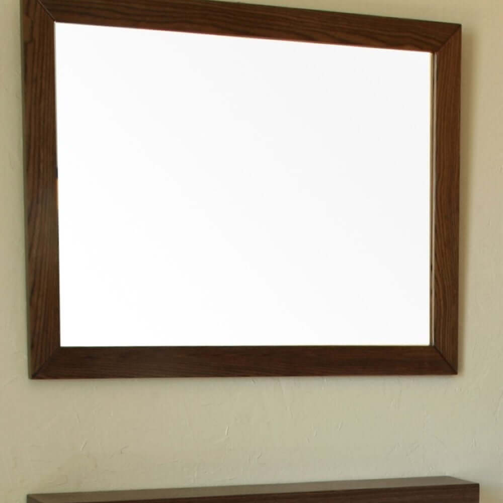 31.5 in Mirror-Dark walnut - 804357-MIRROR