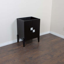 Load image into Gallery viewer, 25 in Single sink vanity-Wood-Black - 804366-BL