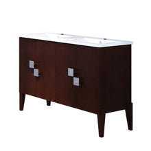 Load image into Gallery viewer, 48 in Double sink vanity-wood walnut - 804366-D-W