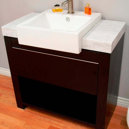 36 in. Single sink vanity - 804375A-36-BL