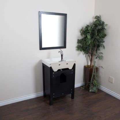 23.8 in Single sink vanity-Black - 804381-BL