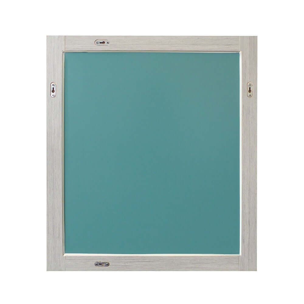 26 in. Rectangle Wood Frame Mirror in Gray Pine Finish - 808175-M-26