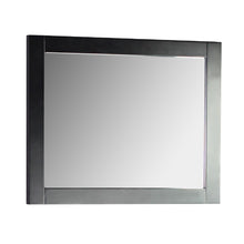 Load image into Gallery viewer, 30 in. Rectangle Wood Frame Mirror in Matte Black Finish - 808185-M-30
