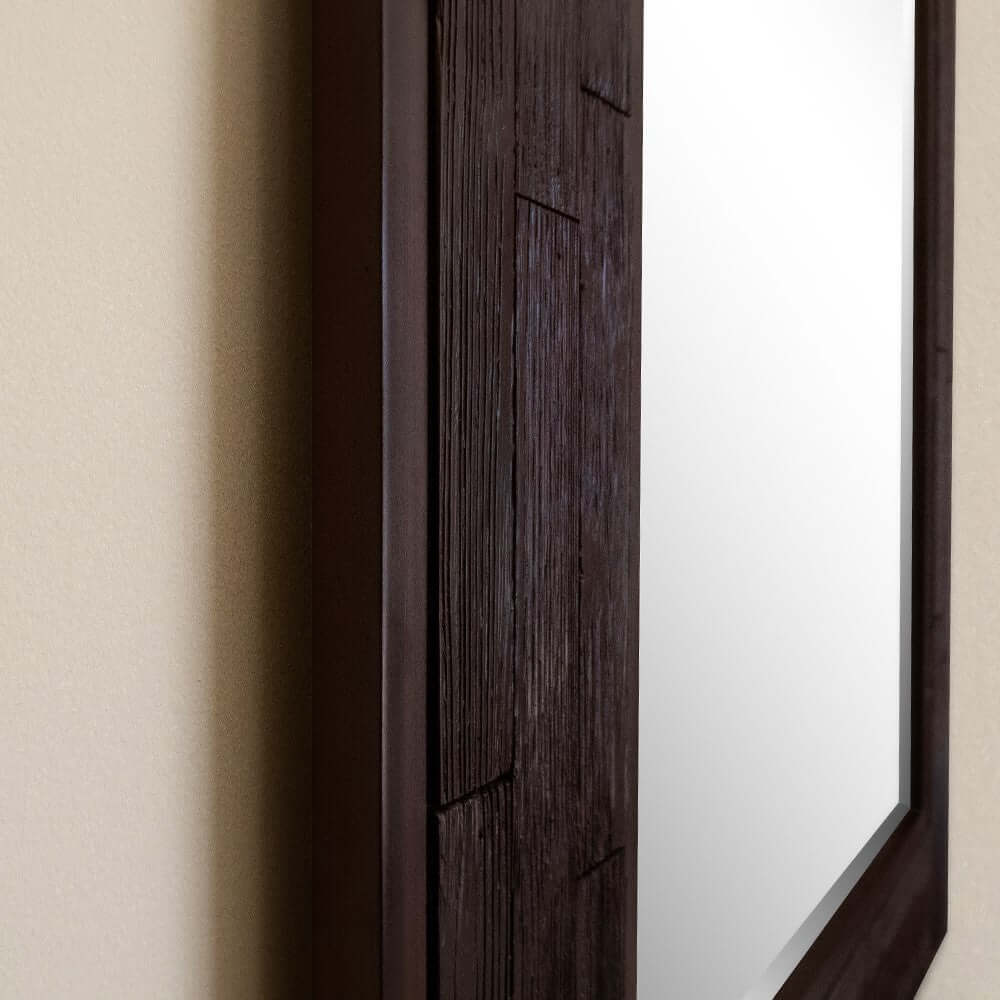 29 in. Rectangle Wood Frame Mirror - 808208-M