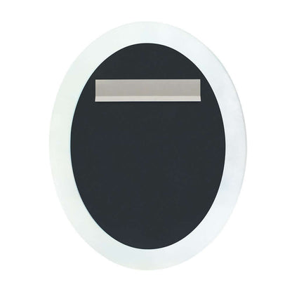 23 in. Oval Frosted Frame Mirror - 808301-M