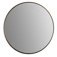 Load image into Gallery viewer, Round Metal Frame Mirror in Brushed Gold - 8831-30GD