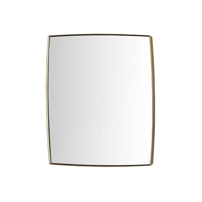 Rectangular Metal Frame Mirror in Brushed Gold - 8835B-24GD