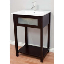 Load image into Gallery viewer, 24 in Single sink vanity-manufactured wood-espresso - 9000-24-ES-SET
