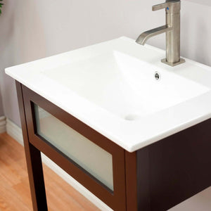24 in Single sink vanity-manufactured wood-espresso - 9000-24-ES