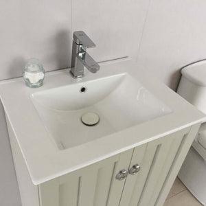 24 in Single sink vanity-manufactured wood-light gray - 9002-24-LG