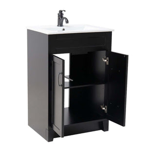 24 in Single sink vanity-manufactured wood-espresso - 9004-24-ES