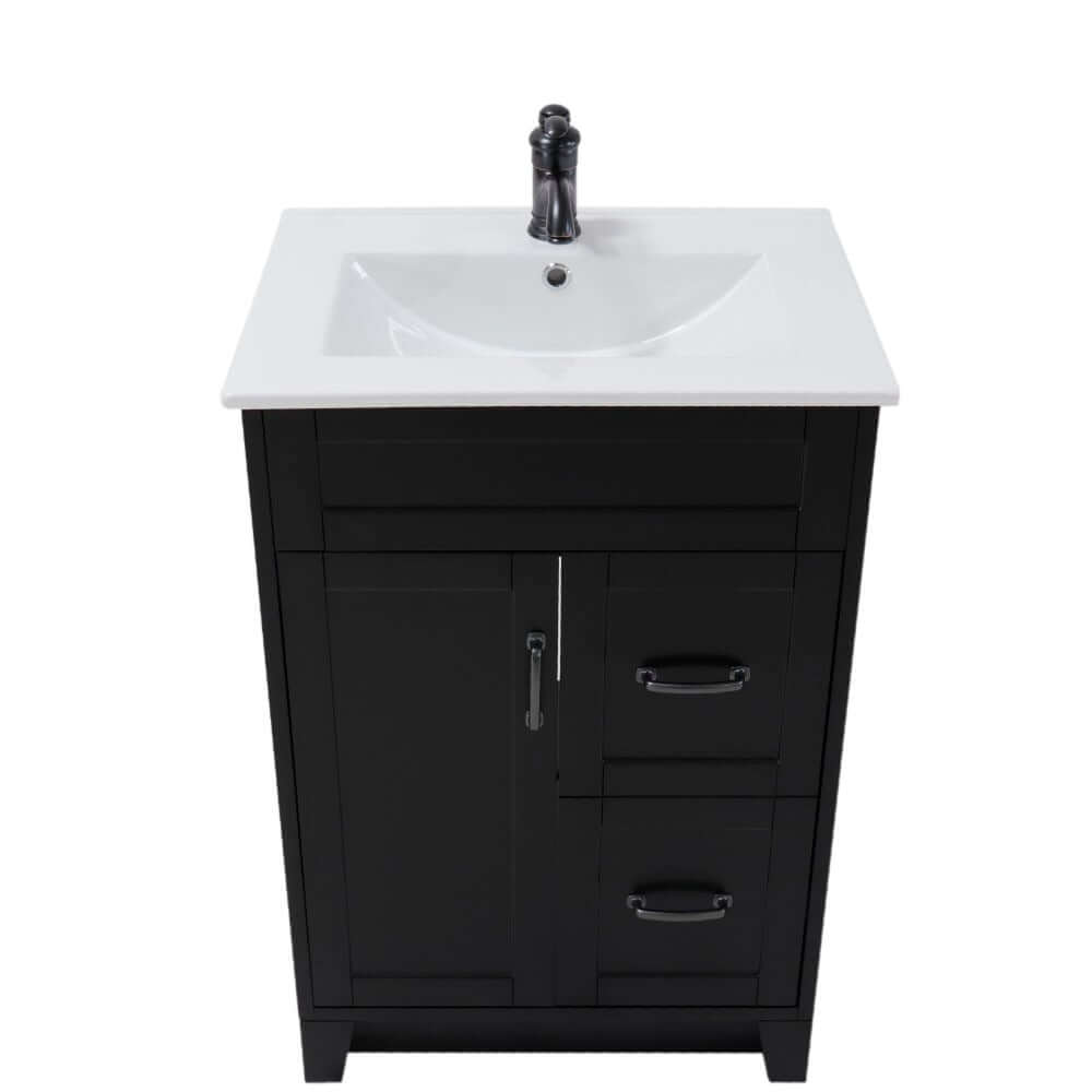 24 in Single sink vanity-manufactured wood-espresso - 9004-24-ES
