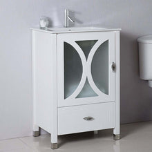 Load image into Gallery viewer, 24 in Single sink vanity-manufactured wood-white - 9005-24-WH-SET