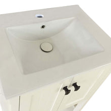 Load image into Gallery viewer, 24 in Single sink vanity-manufactured wood-white - 9006-24-WH