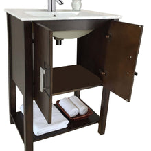 Load image into Gallery viewer, 24 in Single sink vanity-manufactured wood-sable walnut - 9007-24-SW