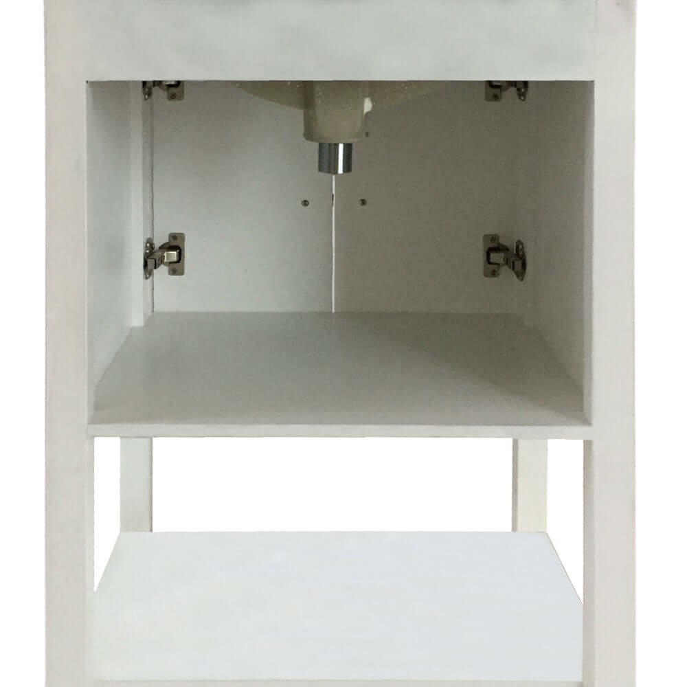 24 in Single sink vanity-manufactured wood-white - 9007-24-WH