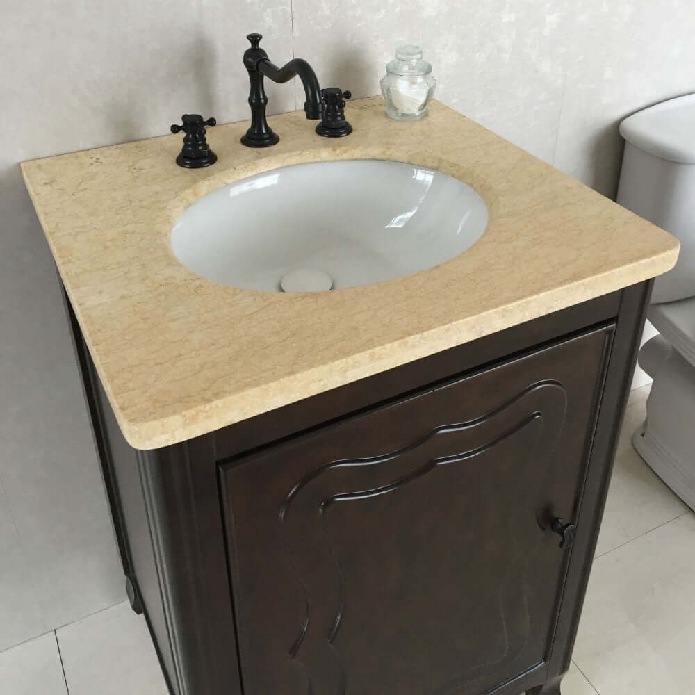 24 in Single sink vanity-manufactured wood-sable walnut - 9010-24-SW-CM
