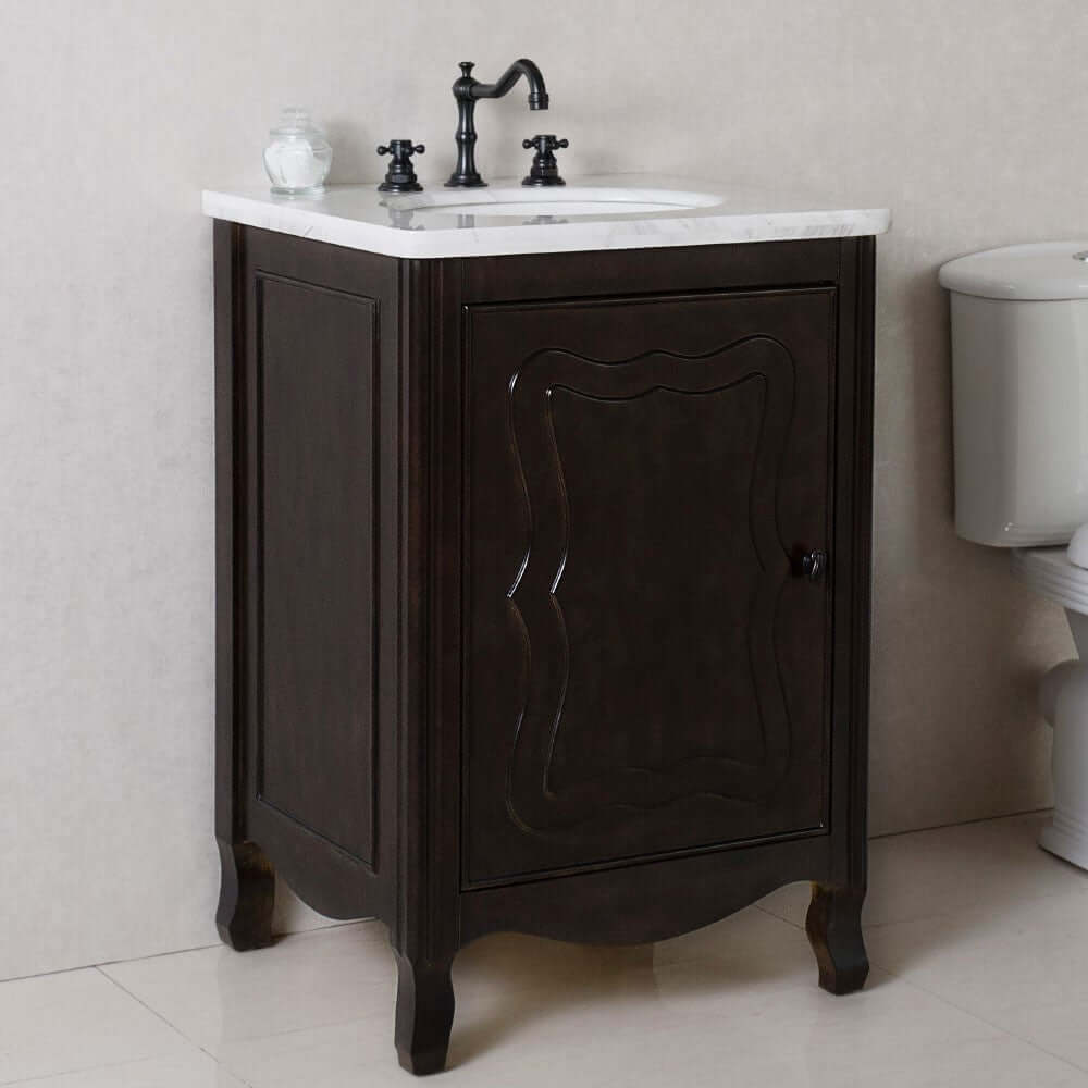 24 in Single sink vanity-manufactured wood-sable walnut - 9010-24-SW-JW