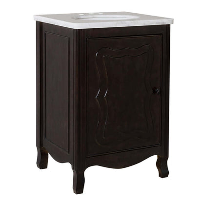 24 in Single sink vanity-manufactured wood-sable walnut - 9010-24-SW-JW