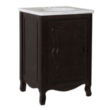 Load image into Gallery viewer, 24 in Single sink vanity-manufactured wood-sable walnut - 9010-24-SW-JW