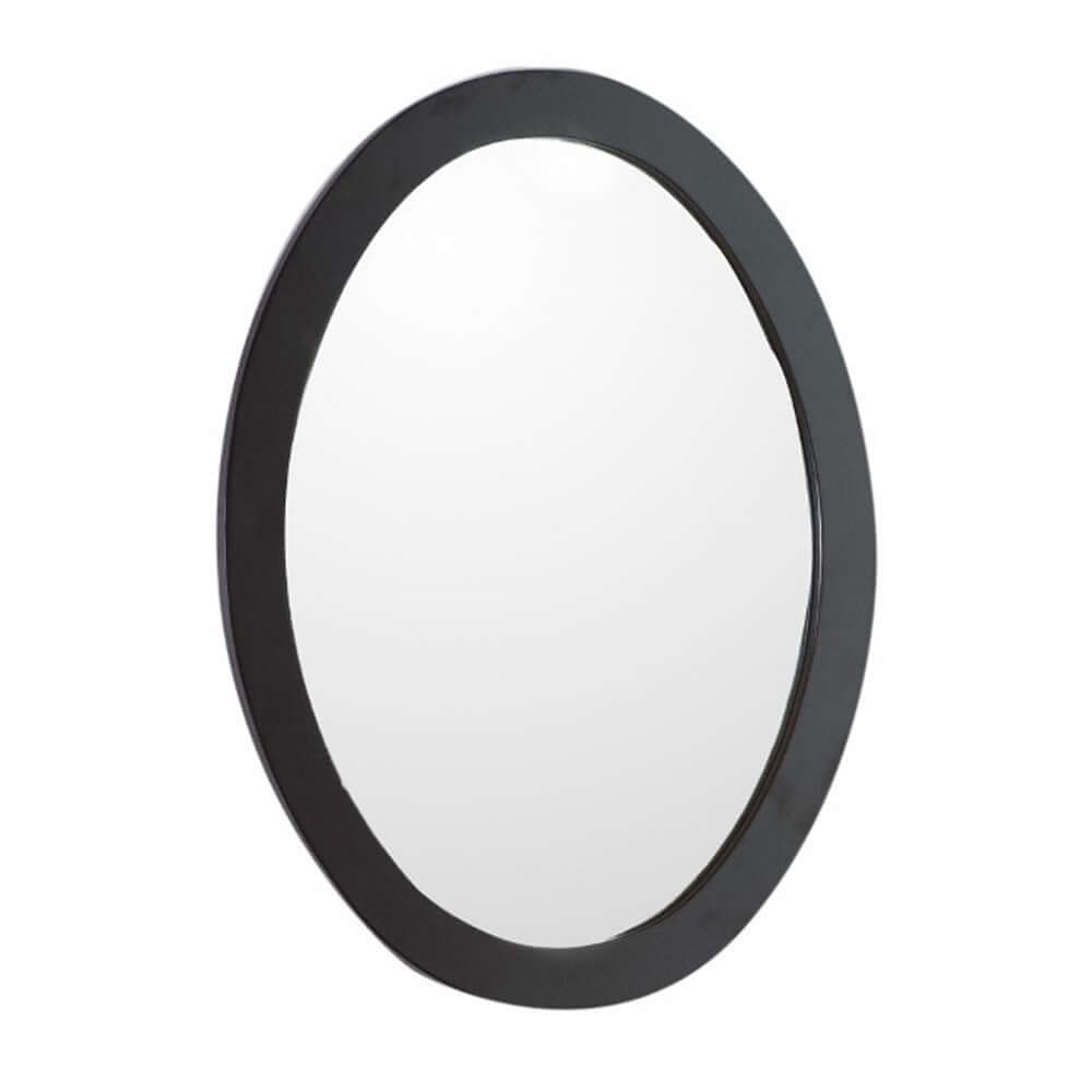 Oval framed mirror-manufactured wood-espresso - 9902-M-ES