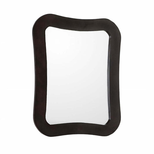 Framed mirror-manufactured wood-sable walnut - 9903-M-SW