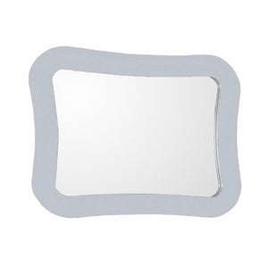 Framed mirror-manufactured wood-white - 9903-M-WH
